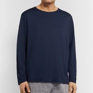 Onia Navy Long Sleeve UPF 50+ Performance Jersey Tee Size XL